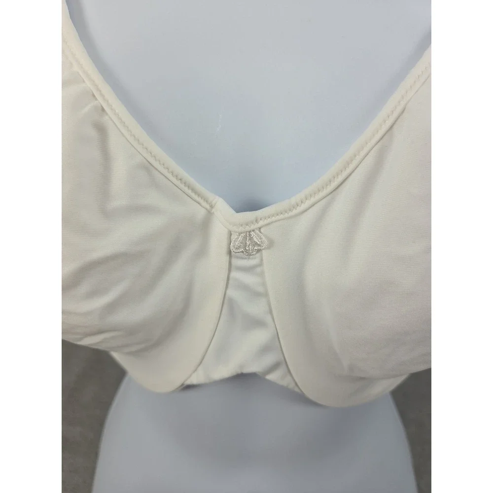 Bali Minimizer Underwire Support Bra 40D Ivory Comfort Straps Shaping NEW